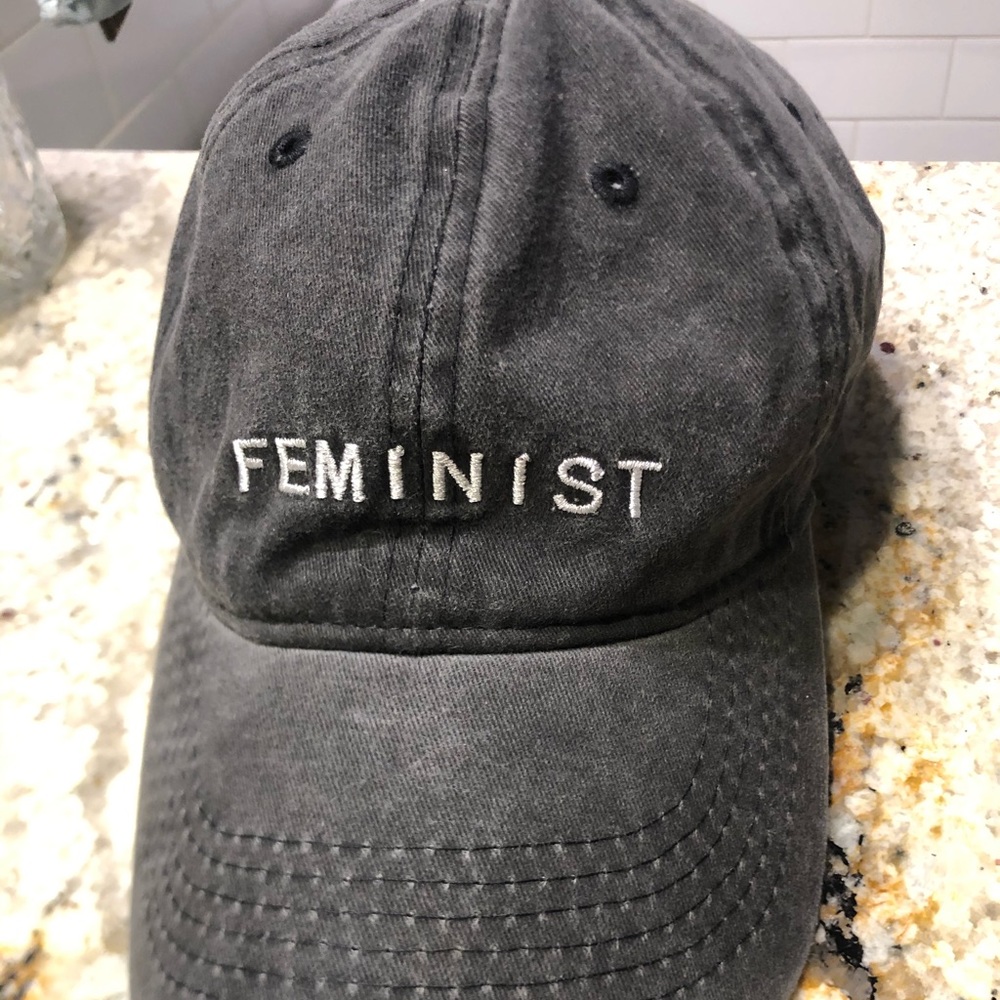 Grey “feminist” cap!